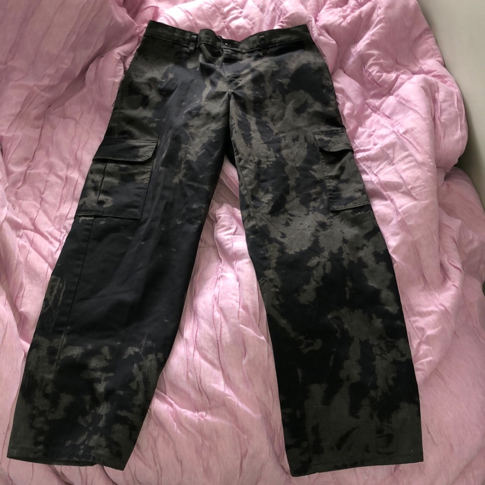 Tie dye cargo pants